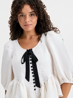 Free People Pamela Bow Top NWOT